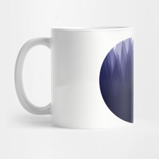 Shady Landscape Blue Mug